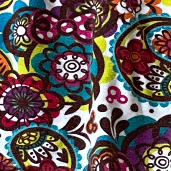 Disney Parks Medium Flower Paisley Mickey Minnie Print Soft Knit Pajama Shorts - Picture 4 of 6